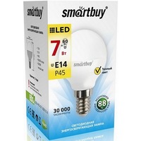 Фото Светодиодная (LED) лампа Smartbuy E14 / P45 / 7Вт / теплый SBL-P45-07-30K-E14. Интернет-магазин Vseinet.ru Пенза