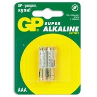 Фото Батарея GP Super Alkaline 24A LR03, 2 шт AAA. Интернет-магазин Vseinet.ru Пенза