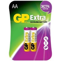 Фото Батарея GP Extra Alkaline 15AX LR6 AA (2шт. уп). Интернет-магазин Vseinet.ru Пенза