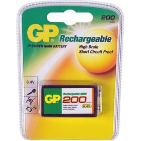 Фото Аккумулятор GP 20R8H-BC1 Крона, Ni-MH, 200 mAh, 8.4 V. Интернет-магазин Vseinet.ru Пенза