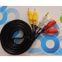 ATCOM (АТ10713) кабель Audio-Video 3RCA > 3RCA, 3 тюльпана-(M) > 3 тюльпана (M) 5,0 м. Интернет-магазин Vseinet.ru Пенза