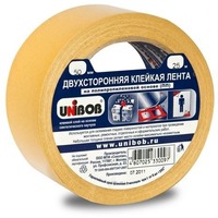Клейкая лента двухсторонняя 50мм х 10м полипропилен UNIBOB ИУ арт.28211. Интернет-магазин Vseinet.ru Пенза
