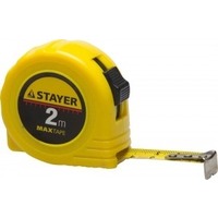 Фото Рулетка Stayer 34014-02-16 "МASTER" "MaxTape", пластиковый корпус, 2м/16мм. Интернет-магазин Vseinet.ru Пенза