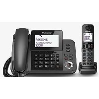 Фото Р/Телефон Dect Panasonic KX-TGF320RUM черный металлик автооветчик АОН. Интернет-магазин Vseinet.ru Пенза