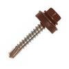 Фото Саморез (корич.шоколад) (кровельный со сверлом) 4,8 х 70(конт.50 шт.)8017. Интернет-магазин Vseinet.ru Пенза