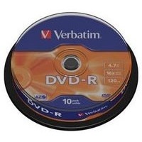 Диск DVD-R Verbatim 4.7Gb 16x bulk (10шт) (43729). Интернет-магазин Vseinet.ru Пенза