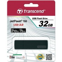 Фото Флешка Transcend JetFlash 780 32Гб, USB 3.0, черный с серым (TS32GJF780). Интернет-магазин Vseinet.ru Пенза