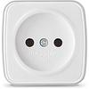 Фото Розетка одномест. "Электа" б/з, о/у, 10А, белая (0011). Интернет-магазин Vseinet.ru Пенза