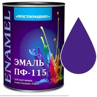 Эмаль "Простокрашено!" васильковая БАУ 0,9кг. Интернет-магазин Vseinet.ru Пенза
