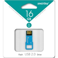 Флешка SmartBuy BIZ SB16GBBIZ-Bl 16Гб, USB 2.0, голубой (SB16GBBIZ-Bl). Интернет-магазин Vseinet.ru Пенза