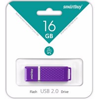 Флешка SmartBuy Quartz SB16GBQZ-V 16Гб, USB 2.0, фиолетовый (SB16GBQZ-V). Интернет-магазин Vseinet.ru Пенза