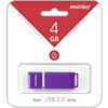 Фото Флешка SmartBuy SB4GBQZ-V, 4Гб, фиолетовая. Интернет-магазин Vseinet.ru Пенза
