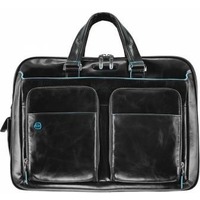 Сумка PIQUADRO Blue Square (CA2765B2/N) черный телячья кожа. Интернет-магазин Vseinet.ru Пенза