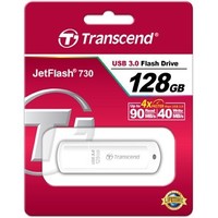 Флешка Transcend JetFlash 730 128Гб, USB 3.0, белый (TS128GJF730). Интернет-магазин Vseinet.ru Пенза