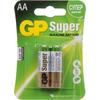 Фото Батарея GP Super Alkaline 15A LR6 AA (2шт) GP 15A-U2. Интернет-магазин Vseinet.ru Пенза
