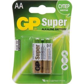 Фото Батарея GP Super Alkaline 15A LR6 AA (2шт) GP 15A-U2. Интернет-магазин Vseinet.ru Пенза