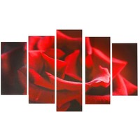 Картина модульная на холсте "Алая роза" 80*140 см 1224162, Сюжет. Интернет-магазин Vseinet.ru Пенза