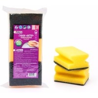 Губки кухонные с поверхностью AKTIV 65х85х44мм (maxi) 3шт в уп. PATERRA (406-002). Интернет-магазин Vseinet.ru Пенза
