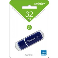 Фото Флешка SmartBuy Crown, 32Гб, синяя. Интернет-магазин Vseinet.ru Пенза