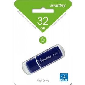 Фото Флешка SmartBuy Crown, 32Гб, синяя. Интернет-магазин Vseinet.ru Пенза