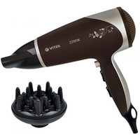 Фен Vitek VT-2327 CL коричневый. Интернет-магазин Vseinet.ru Пенза