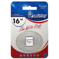 Флешка SmartBuy LARA SB16GBLARA-W 16Гб, USB 2.0, белый (SB16GBLARA-W). Интернет-магазин Vseinet.ru Пенза