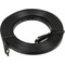 Фото № 1 Кабель видео Hi- Sp v.1.4 (19M-19M) FLAT HDMI (m)/HDMI (m)5м. Позолоченные контакты черный
