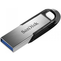 Флешка SanDisk Ultra Flair CZ73 128Гб, USB 3.0, серебристая с черным (SDCZ73-128G-G46). Интернет-магазин Vseinet.ru Пенза