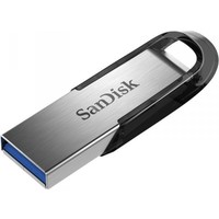 Флешка SanDisk Ultra Flair CZ73 16Гб, USB 3.0, серебристый с черным (SDCZ73-016G-G46). Интернет-магазин Vseinet.ru Пенза