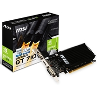 Видеокарта MSI GeForce GT 710, 1024 Мб, PCI-E 2.0, Ret (GeForce GT 710 1GD3H LP). Интернет-магазин Vseinet.ru Пенза