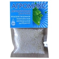 Водорастворимое комплексное минер.удобрение "Агромикс" декор.растения (50г). Интернет-магазин Vseinet.ru Пенза