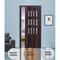 Фото № 2 Дверь раскладывающаяся Фаворит белый глянец (с декоративными вставками) (840мм*2005мм)