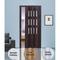 Фото № 3 Дверь раскладывающаяся Фаворит белый глянец (с декоративными вставками) (840мм*2005мм)