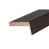 Фото Наличник Эко шпон(овальный) 80*10*2150 телескоп орех темный. Интернет-магазин Vseinet.ru Пенза