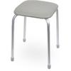 Фото Табурет "Классика-3" на 4-х опорах (квадратное сидение) серый ТК03. Интернет-магазин Vseinet.ru Пенза