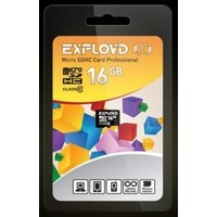 Карта памяти Exployd micro SDHC 16Гб, Class 10(EX0016GCSDHC10-W/A-AD). Интернет-магазин Vseinet.ru Пенза