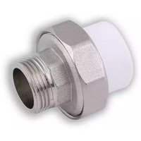 Муфта комб.разъём.(американка) с наружной резьбой 20х1/2" (175/25) (Valfex) БЕЛАЯ. Интернет-магазин Vseinet.ru Пенза