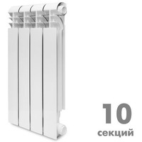 Радиатор алюминевый KONNER LUX 80/500, 10 секции. Интернет-магазин Vseinet.ru Пенза