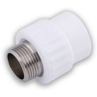 Муфта переходная с наружной резьбой 20 x 1/2" (150/30) (Valfex) БЕЛАЯ. Интернет-магазин Vseinet.ru Пенза