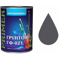 Грунтовка ГФ-021 "Простокрашено!" серая 1 кг.. Интернет-магазин Vseinet.ru Пенза