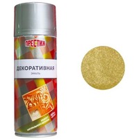 Фото Эмаль декоративная унив.эмаль эффект металлик 425мл GOLD METALIC /12шт/ "Престиж". Интернет-магазин Vseinet.ru Пенза