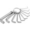 Фото № 0 Набор ключей имбусовых HEX, 1,510 мм, CrV, 10шт.,никелированный, на кольце// SPARTA арт.112685