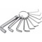 Фото № 6 Набор ключей имбусовых HEX, 1,510 мм, CrV, 10шт.,никелированный, на кольце// SPARTA арт.112685