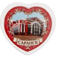 Фото Магнит в форме сердца "Саранск". Интернет-магазин Vseinet.ru Пенза