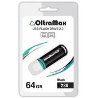 Фото Флешка OltraMax OM-230, 64Гб, черная. Интернет-магазин Vseinet.ru Пенза