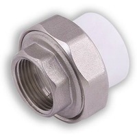 Муфта комб.разъём.(американка) с внутренней резьбой 20х1" (100/25) (Valfex) БЕЛАЯ. Интернет-магазин Vseinet.ru Пенза