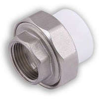 Муфта комб.разъём.(американка) с внутренней резьбой 20х3/4" (200/25) (Valfex) БЕЛАЯ. Интернет-магазин Vseinet.ru Пенза