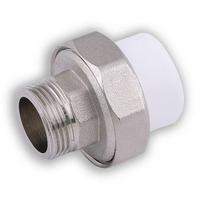 Фото Муфта комб.разъём.(американка) с наружной резьбой 32x1 1/4" (70/10) (Valfex) БЕЛАЯ. Интернет-магазин Vseinet.ru Пенза