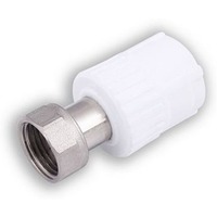 Муфта с накидной гайкой 25 х 3/4" (100/20) (Valfex) БЕЛАЯ. Интернет-магазин Vseinet.ru Пенза