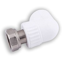 Угол с накидной гайкой 20х1/2" (120/60) (Valfex) БЕЛЫЙ. Интернет-магазин Vseinet.ru Пенза